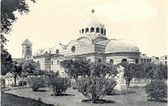 ORAN SQUARE GARBE ET LA CATEDRALE DU SACRE COEUR ET L ABSIDE